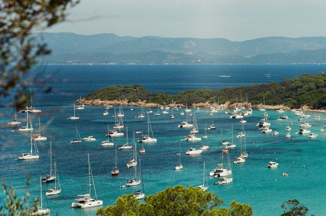 Port et bateaux à Hyères