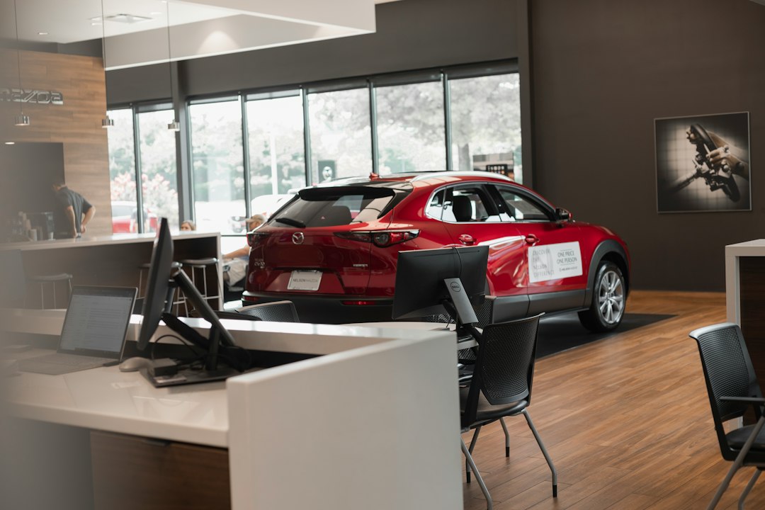 Voiture propre prête à être vendue